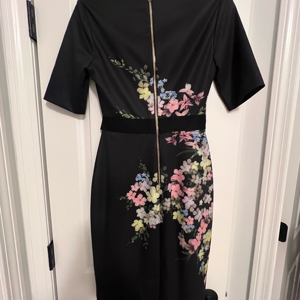 Ted Baker London Floral Black Dress